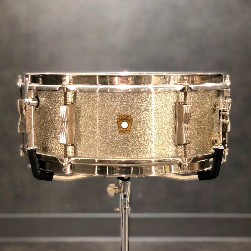 Ludwig 491 Pioneer Model Preserial Keystone Badge Silver Sparkleの画像